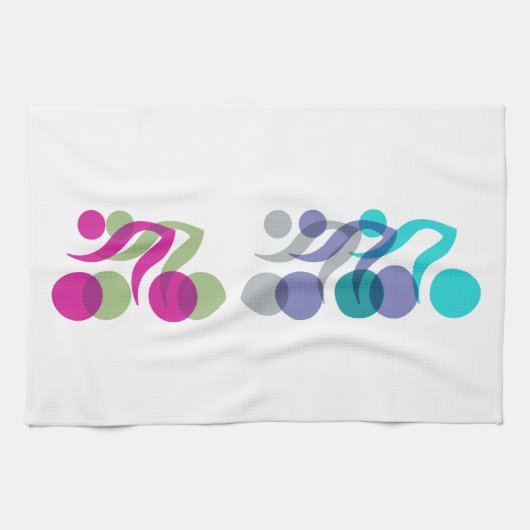 Logo voor fietsen theedoek (Horizontaal)