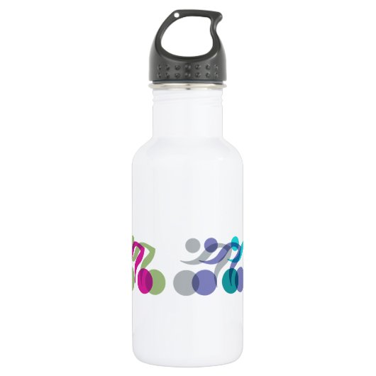 Logo voor fietsen waterfles  (Voorkant)