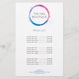 Logo voor gekleurde cirkel met meerdere kleuren, W Flyer