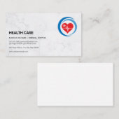 Logo voor gezondheidszorg | Medische professionals Afsprakenkaartje (Voorkant / Achterkant)