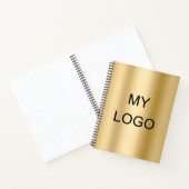Logo voor Gold Business Company Notitieboek (Binnen)