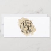 Logo voor goudglitter-penseelcadeau (Achterkant)