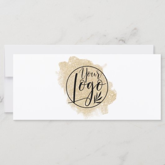 Logo voor goudglitter-penseelcadeau (Achterkant)