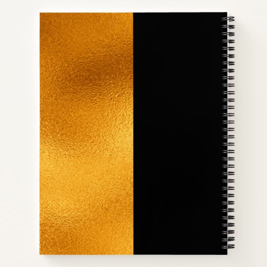 Logo voor goudmakerij notitieboek (Achterkant)