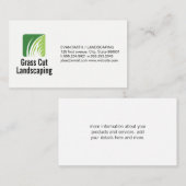 Logo voor gras landschapsarchitectuur visitekaartje (Voorkant / Achterkant)