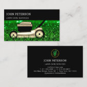 Logo voor grasversnijding visitekaartje (Voorkant / Achterkant)