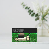 Logo voor grasversnijding visitekaartje (Staand voorkant)