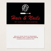 Logo voor haar en nagels visitekaartje (Voorkant /achterkant)