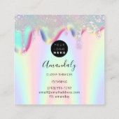 Logo voor het schoonmaken van het Kantoor van de s Vierkante Visitekaartje (Achterkant)