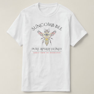  Logo voor honing bij bijen T-shirt