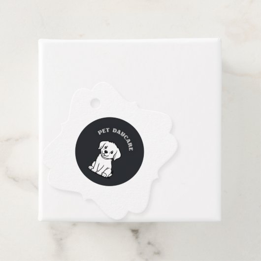 logo voor kinderopvang voor gezelschapsdieren bedankjes labels (In situ)