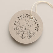 Logo voor kleine bedrijven | Kute Leaves & Classy  Rubberstempel