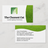 Logo voor landschapsarchitectuur gras | Verzorging Visitekaartje (Voorkant / Achterkant)