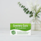 Logo voor landschapsarchitectuur | Snijgrasachterg Visitekaartje (Staand voorkant)