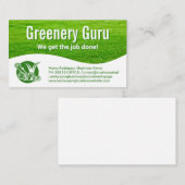 Logo voor landschapsarchitectuur | Snijgrasachterg Visitekaartje (Voorkant / Achterkant)