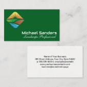 Logo voor landschapsarchitectuur | Sun Visitekaartje (Voorkant / Achterkant)