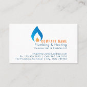 Logo voor leidinggevende werkzaamheden visitekaartje (Achterkant)