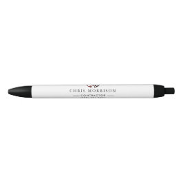 Logo voor marketing van bouwbedrijven zwarte inkt pen