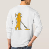 logo voor metaaldetectie t-shirt (Achterkant)