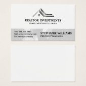 Logo voor metalen dakbedekking visitekaartje (Voorkant /achterkant)