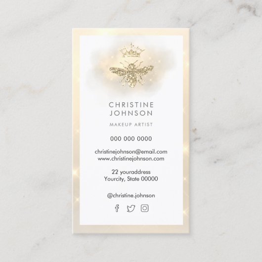 logo voor mousserend visitekaartje (Voorkant)