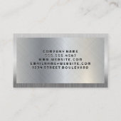 Logo voor onroerend goed | Metaal Visitekaartje (Achterkant)