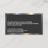 Logo voor persoonlijke training | Geschiktheid QR- Visitekaartje (Achterkant)