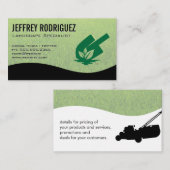 Logo voor Planten en schotels | Gras Visitekaartje (Voorkant / Achterkant)