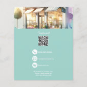 Logo voor professionele schoonmaakdiensten flyer (Achterkant)