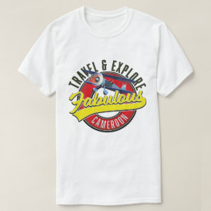 Logo voor reizen en verkennen t-shirt