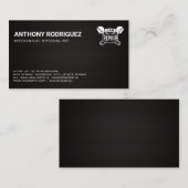 Logo voor reparatie van auto's | Koolstofvezel Visitekaartje (Voorkant / Achterkant)