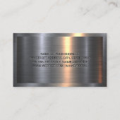 Logo voor reparatie van auto's | Metaal Visitekaar Visitekaartje (Achterkant)