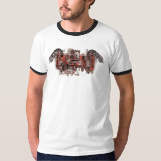 Logo voor schedel en Pistolen T-shirt