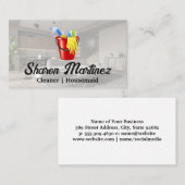 Logo voor schonere bevoorrading | House Services | Visitekaartje (Voorkant / Achterkant)