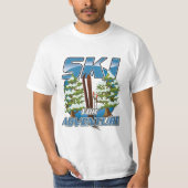 Logo voor skireizen avontuur t-shirt (Voorkant)