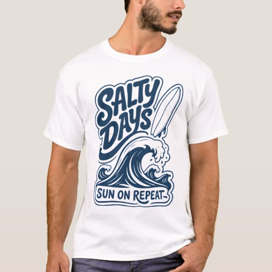 Logo voor surfavontuur t-shirt (Voorkant)