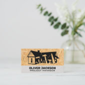 Logo voor thuisreparatie | Bakstenen muur | Sameng Visitekaartje (Staand voorkant)