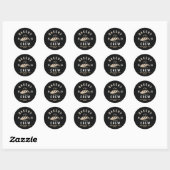 🥖 Logo voor uniform van bakkerijpersoneel 🥖 Ronde Sticker (Vel)