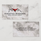 Logo voor vastgoed op dak | Makelaarservice Visitekaartje (Voorkant / Achterkant)