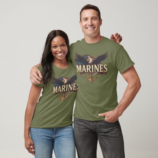 Logo voor veteraan van het marinierskorps t-shirt (Unisex)