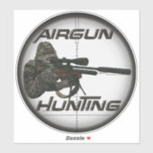 Logo voor vliegenjacht sticker (Vel)