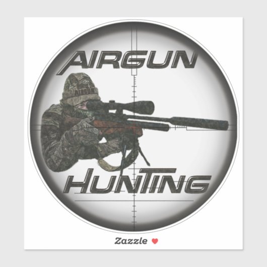 Logo voor vliegenjacht sticker (Vel)