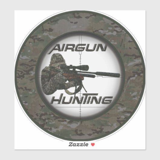 Logo voor vliegenjacht sticker (Vel)