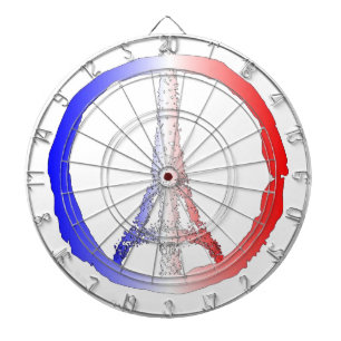 Logo voor vrede in de Eiffeltoren Dartbord
