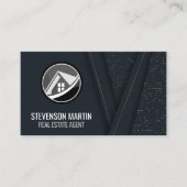 Logo voor woninghuis van onroerend goed visitekaartje (Voorkant)