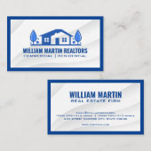 Logo voor woninghuis van onroerend goed visitekaartje (Voorkant / Achterkant)