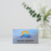 Logo voor zonnedoofing visitekaartje (Staand voorkant)