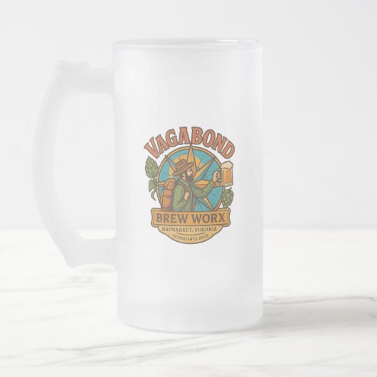 Logo Vorst Glas Bierpul Matglas Bierpul (Links)