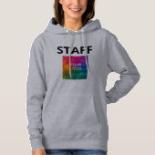 Logo vrouwelijke medewerker Gray Hoodies (Voorkant)