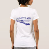 logo vrouwentank terug, URL voorzijde T-shirt (Achterkant)